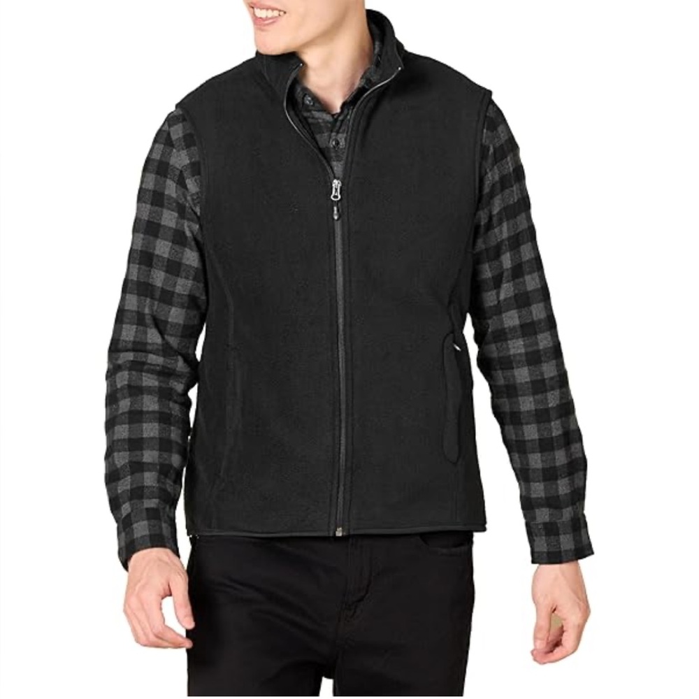 Men’s Black New‎ With Tags Vest. Size 5XLT
